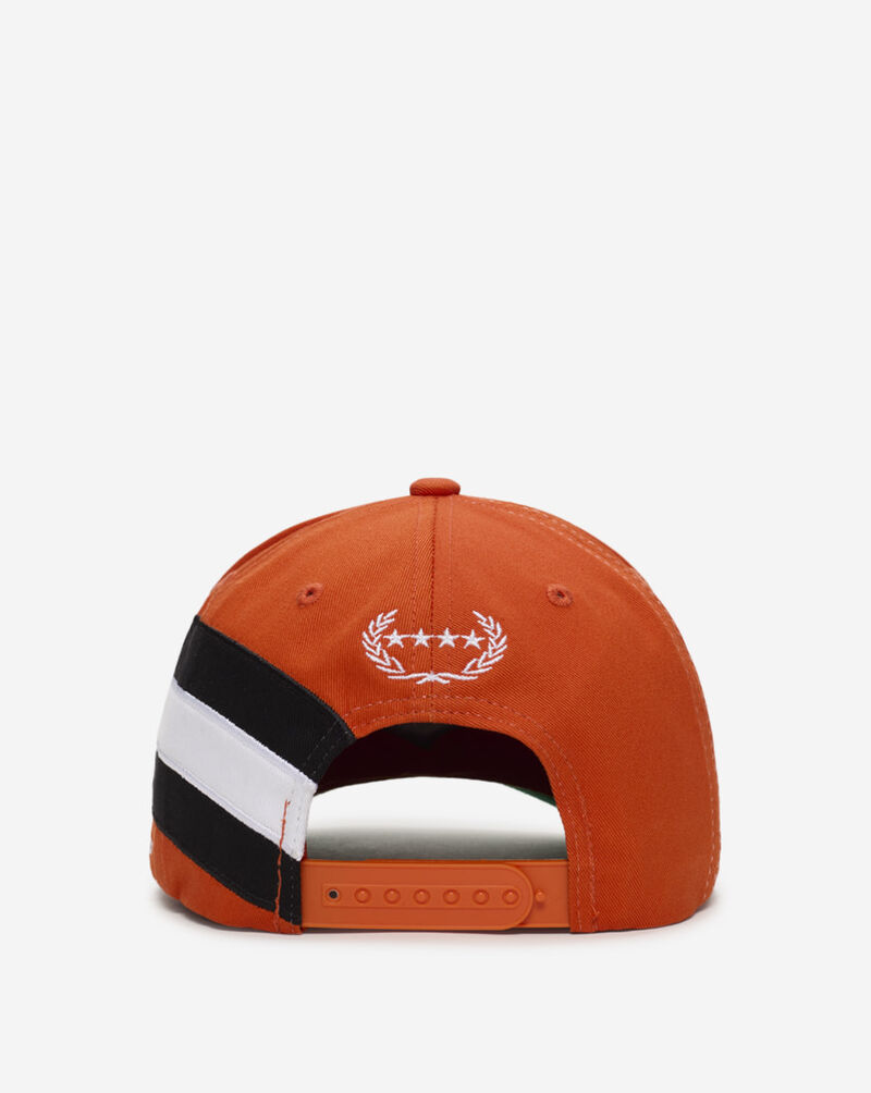 Field Grade Stay In Your Lane Twill Trucker Hat 1005262 Orange 3