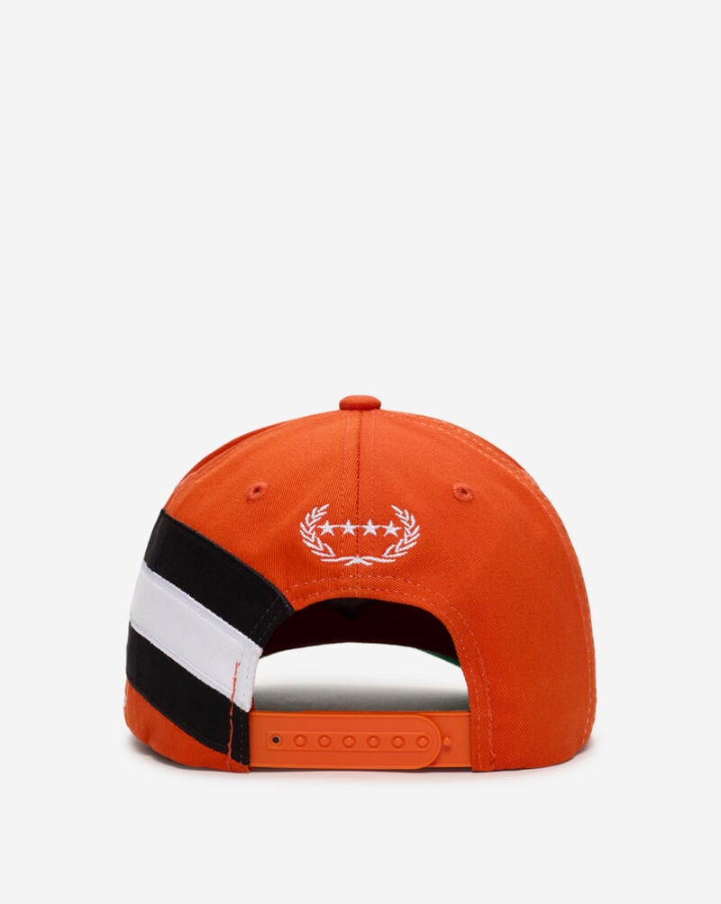 Field Grade Stay In Your Lane Twill Trucker Hat 1005262 Orange 3