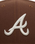 New Era 59Fifty Atlanta Braves Fitted Hat 70958571 Brown 2
