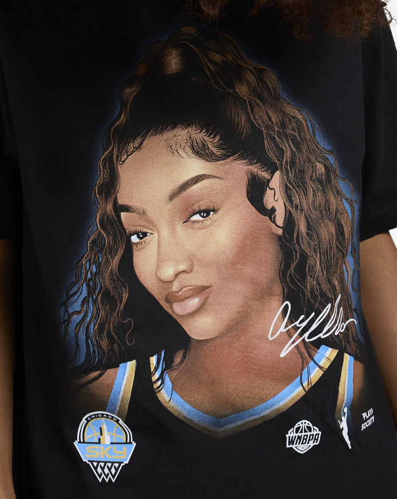 Playa Society Angel Reese Tee WSS-AR25 Black 3