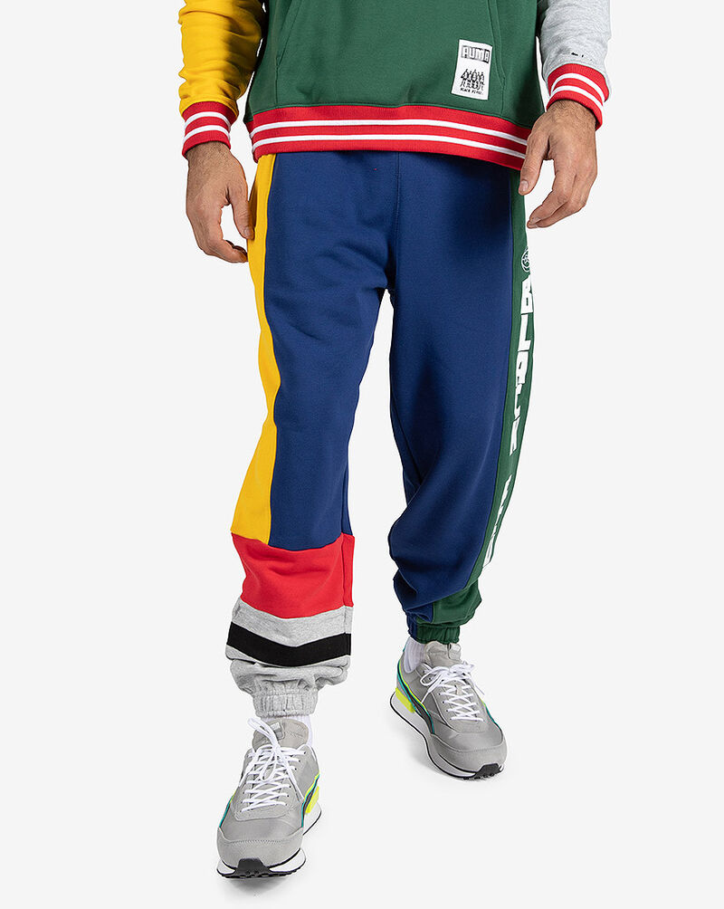 puma sweatpants blue