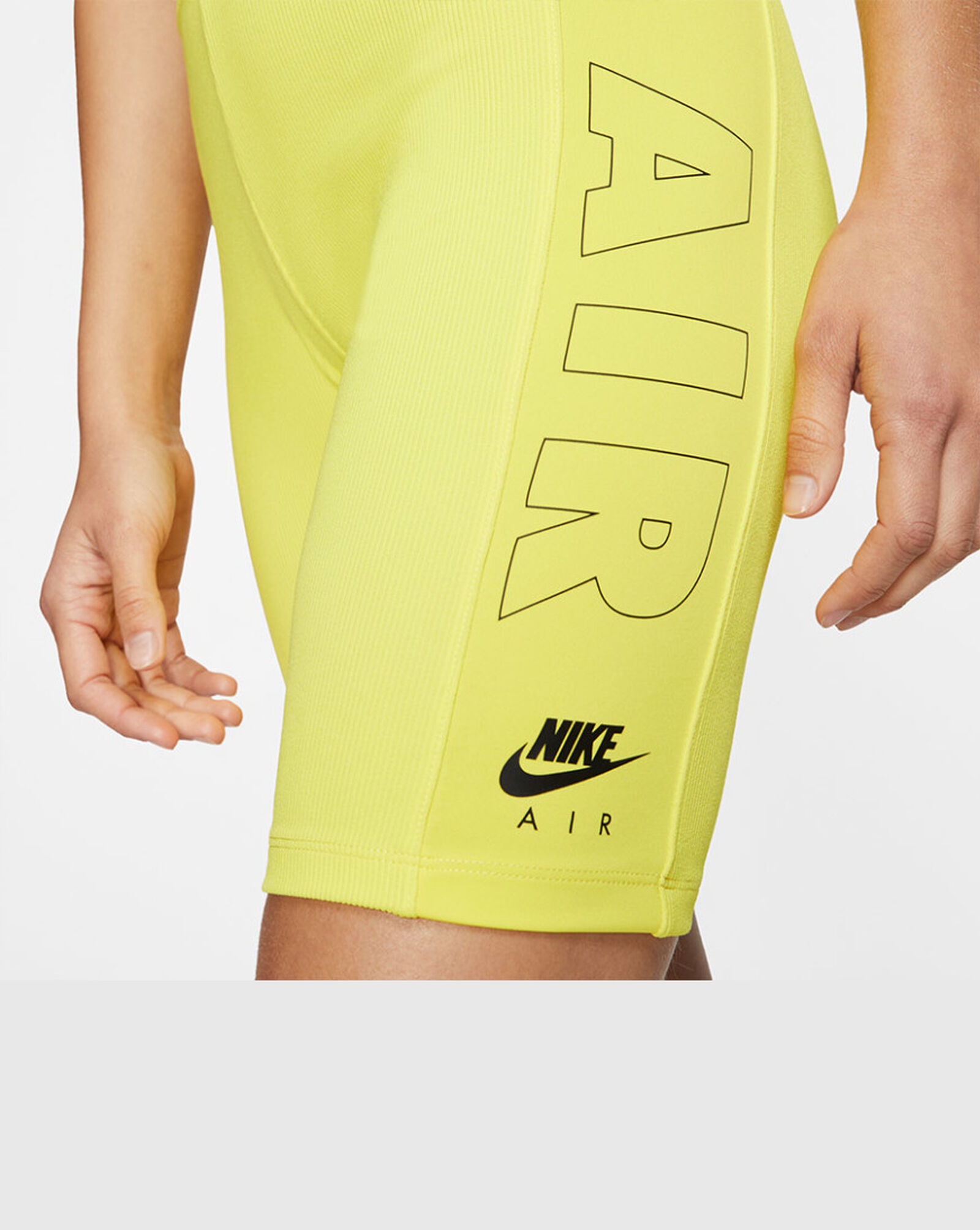 Nike air biker shorts yellow clearance