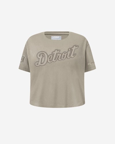 Big Girls' Detroit Tigers Neutral Boxy Tee