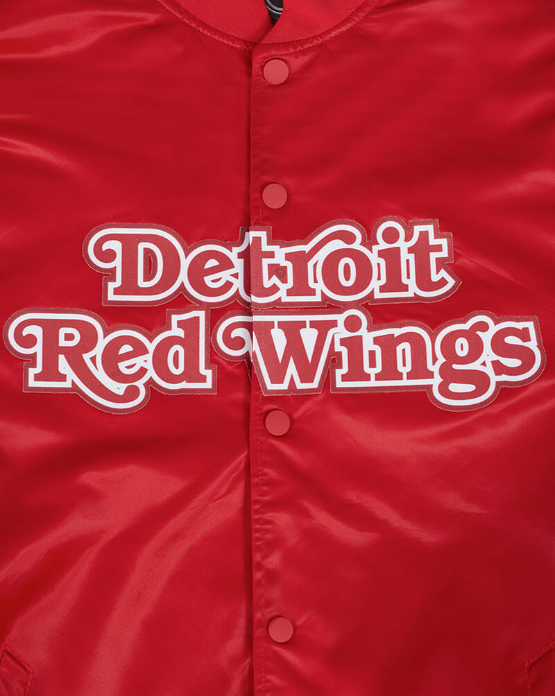 PRO STANDARD Detroit Red Wings Classic Satin Jacket HDR667765-RED Red 4