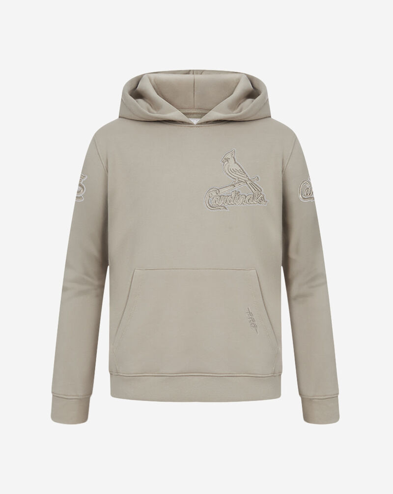 PRO STANDARD Big Boys' St. Louis Cardinals Neutral Fleece Pull Over Hoodie LSCB5315018-TAU Beige 1