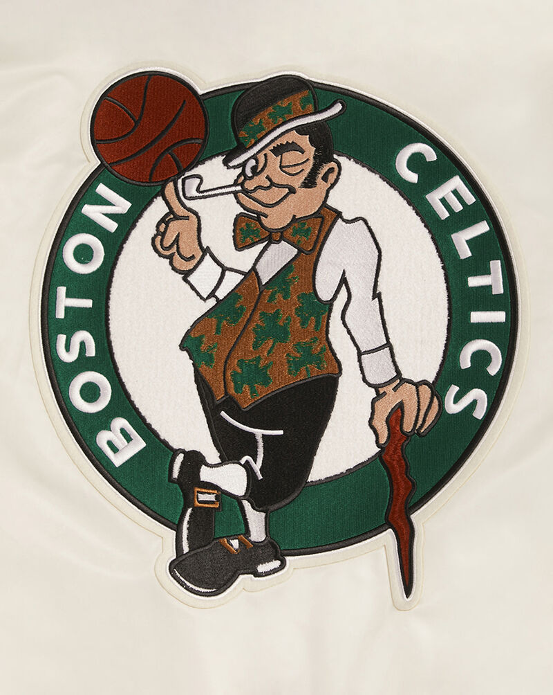 PRO STANDARD Boston Celtics Retro Classic Striped Jacket BBC655850-EKG cream 4