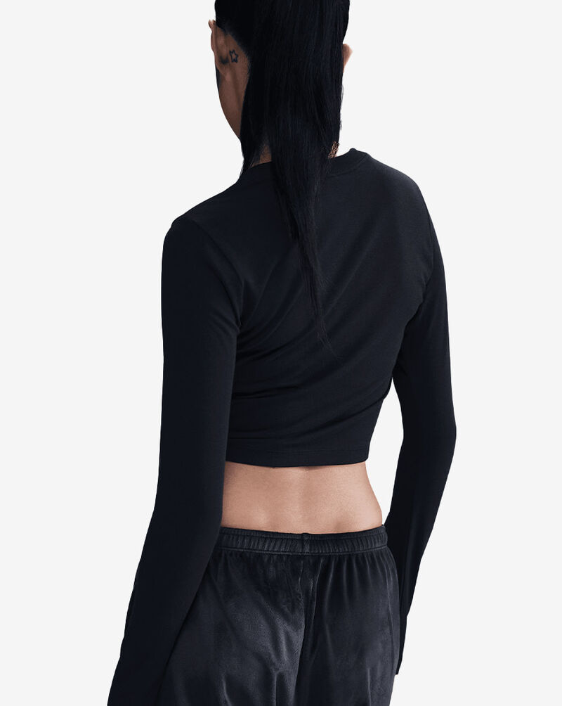 Nike NSW Chill Crop Knit T-Shirt HQ1702-010 Black 4