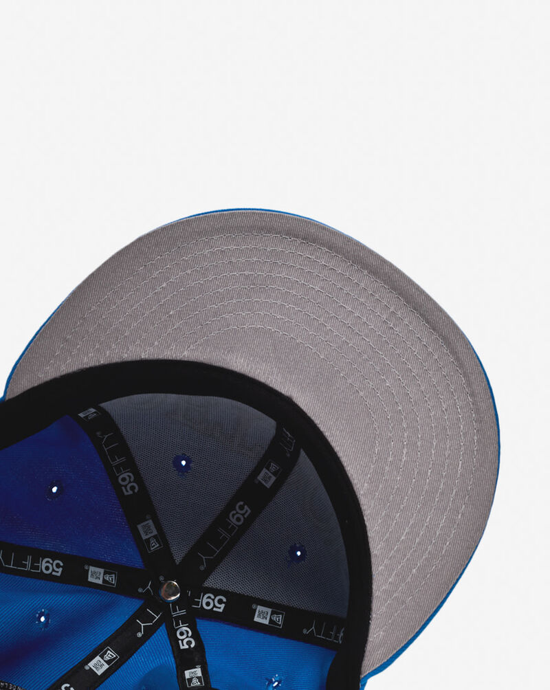 New Era 59Fifty Detroit Lions Oversized Script Fitted Hat 60693622 Blue 4