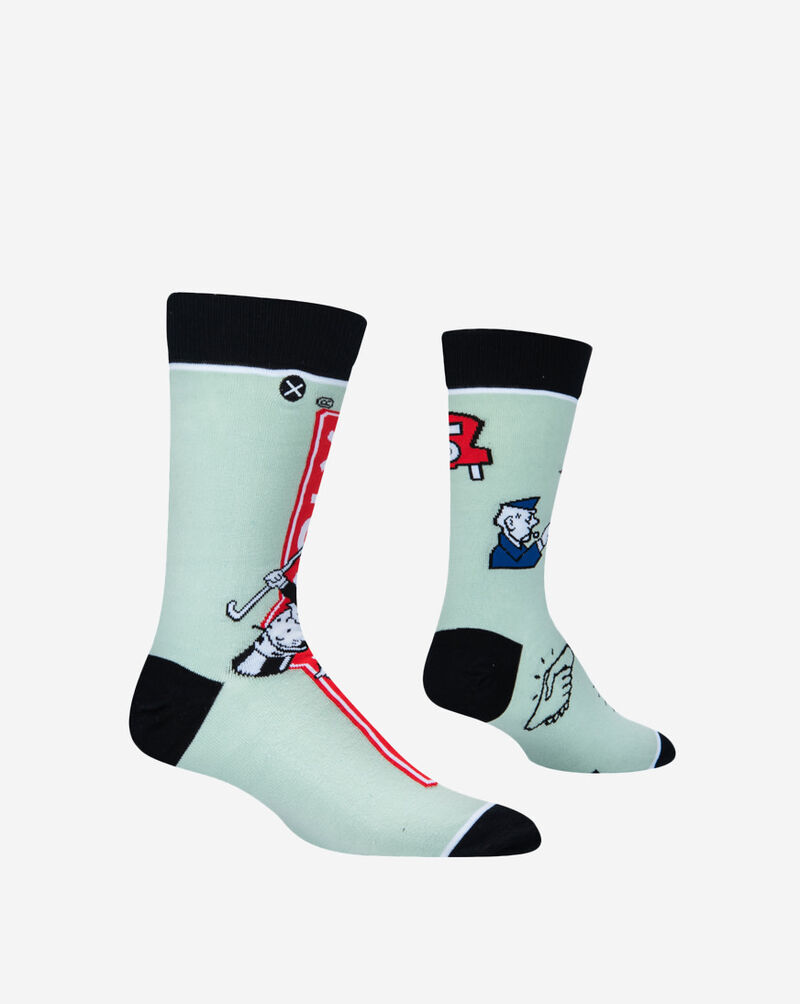 Odd Sox Monopoly Split Crew Socks (L) 36677MONCD Multi 3