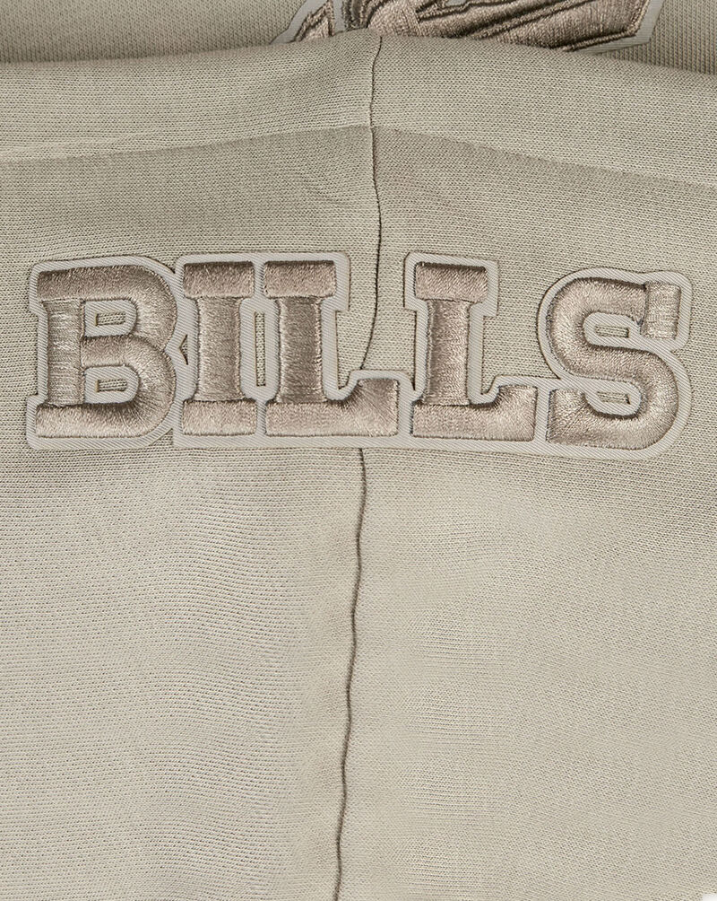 PRO STANDARD Buffalo Bills Wingspan Fleece Cropped Pull Over Hoodie FBBC410466-TAU Beige 2