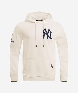 New York Yankees Classic Chenille Double Knit Pull Over Hoodie 
