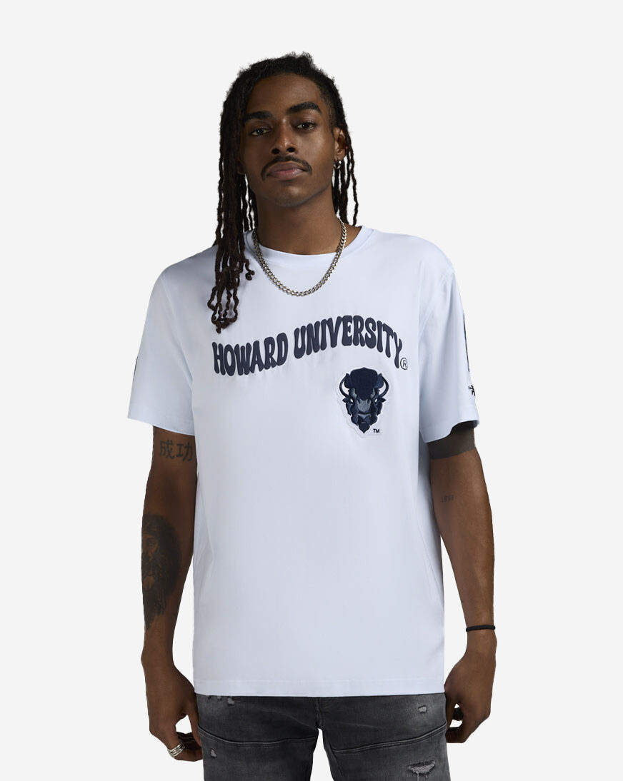 Shop PRO STANDARD Howard University Retro Waves Tee CHW171948-WHT