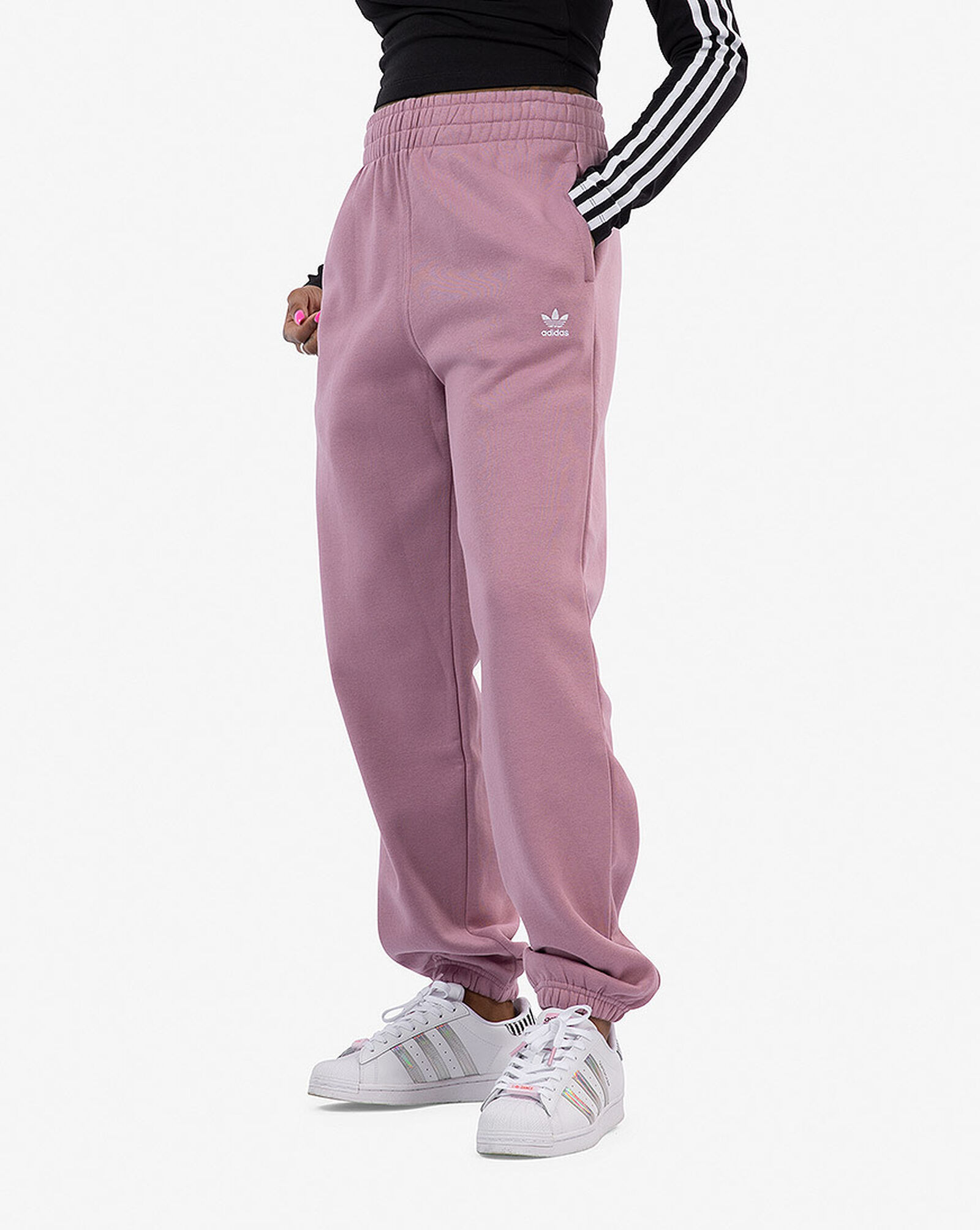 Shop adidas Adicolor Essentials Fleece Pants HF7515 purple | SNIPES USA