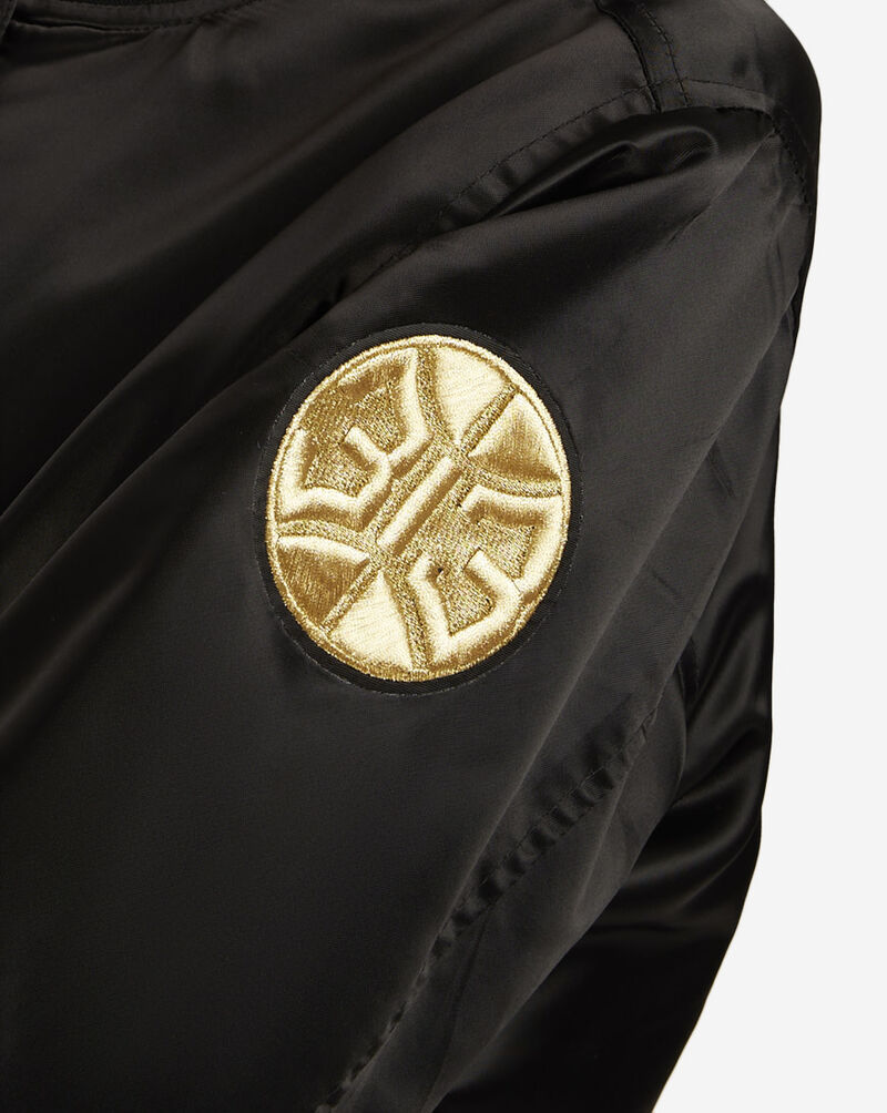 Shop Pro Standard Detroit Pistons Holiday Glam Satin Jacket BDPU512311BLK black SNIPES USA