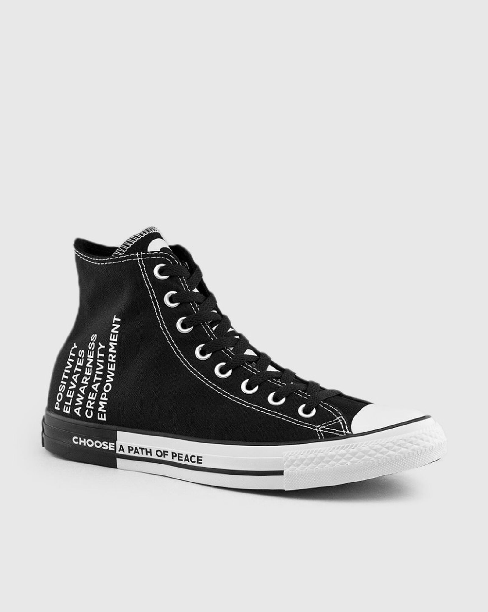 High Top Converse Peace Black Converse Chuck Taylor All Star Hi