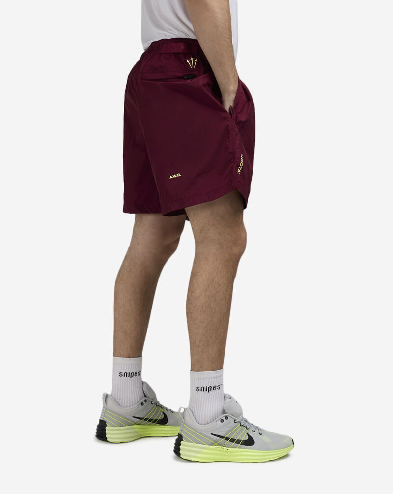 Nike NOCTA Cardinal Nylon Shorts FN8194-638 Red 2