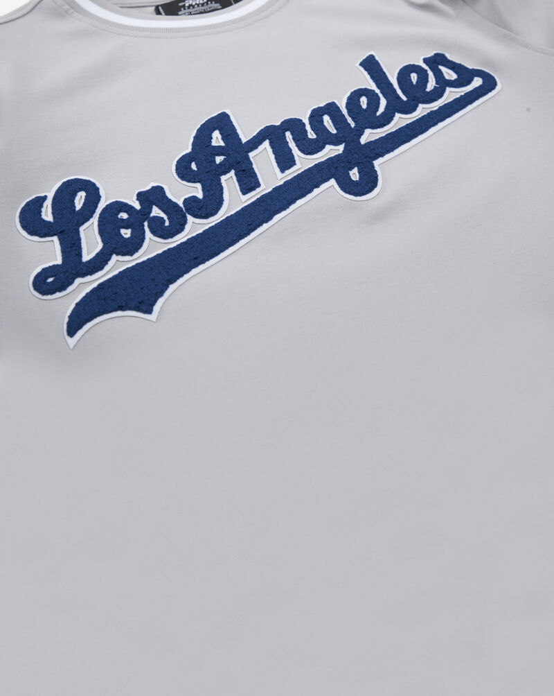 PRO STANDARD Los Angeles Dodgers Classic Chenille Double Knit Tee LLD131900-GRY Grey 2