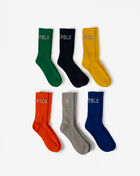 Outline 6Pk Crew Socks - L
