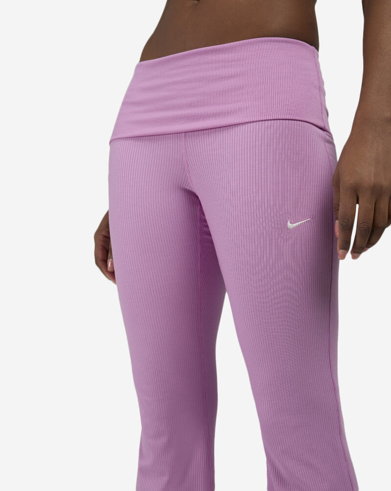 Nike NSW Chill Knit Mid-Rise Tight Ribbed Pants IF0240-503 Pink 3