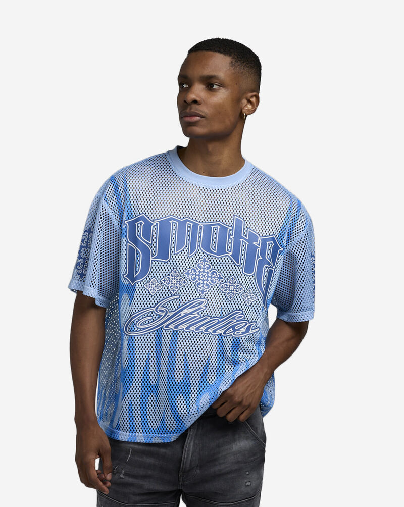 Smoke Rise Elite Dynasty Mesh Tee KT25254SN-BLU Blue 1