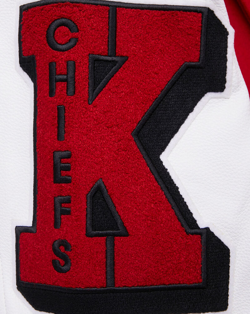PRO STANDARD Kansas City Chiefs Mash Up Rib Wool Varsity Jacket FKC6410438-RDW Red 2