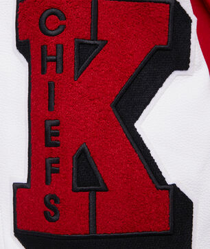 Kansas City Chiefs Mash Up Rib Wool Varsity Jacket
