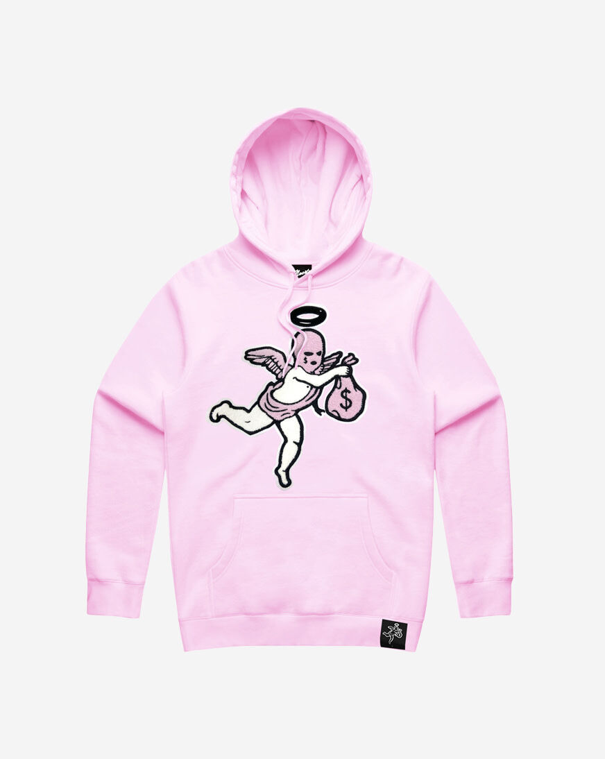 Shop Hasta Muerte Ski Mask Angel Chenille Patch Hoodie HM