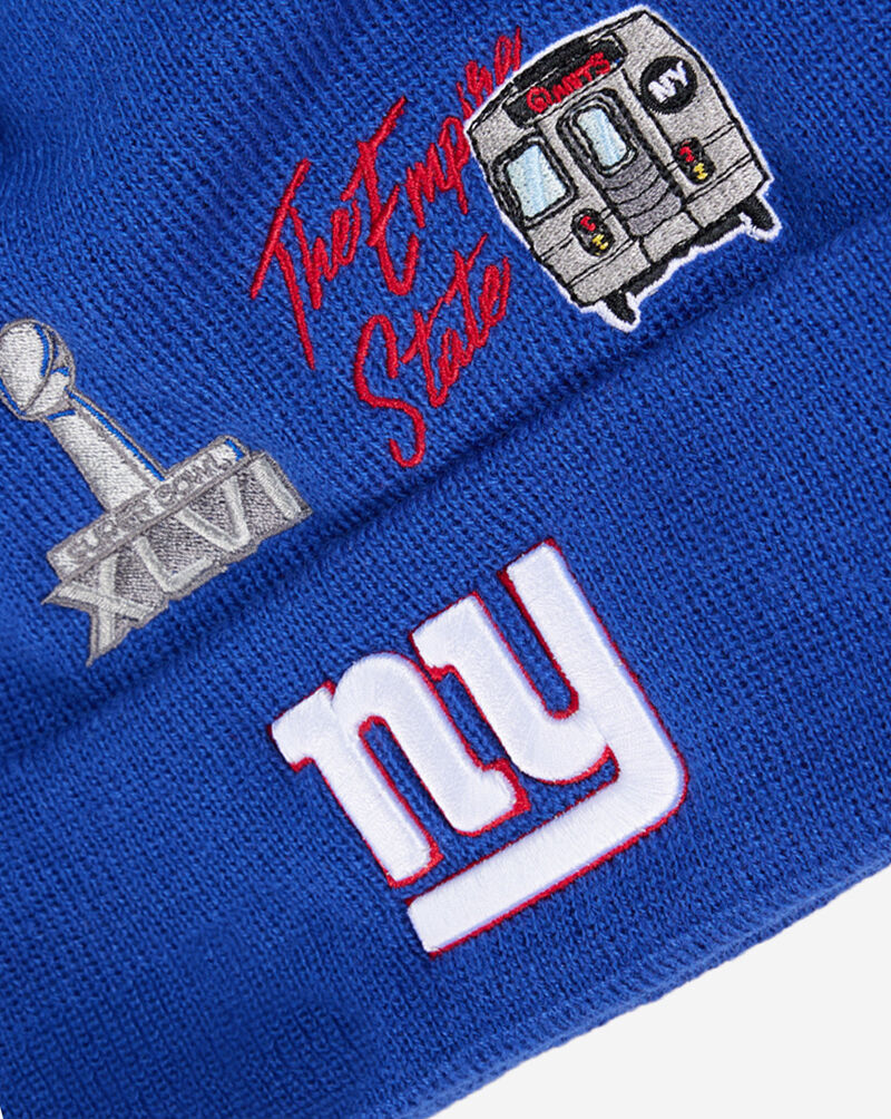 Shop New Era New York Giants City Transit Knit Beanie 60224737 black