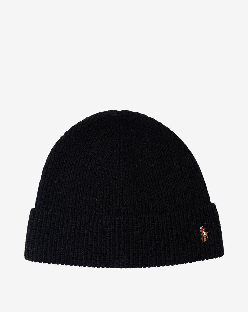 Polo Ralph Lauren Signature Cuff Beanie PC1564-002 Black 1