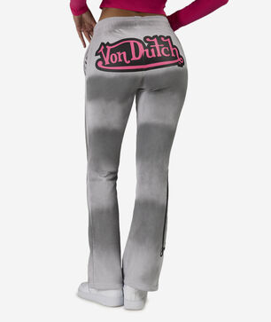 Fleece Patch Wide Leg Pants