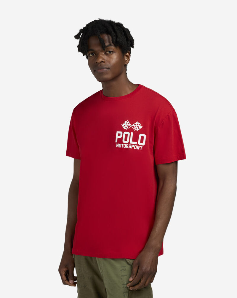 Polo Ralph Lauren Classic Fit Slub Jersey Graphic T-Shirt 710972611002-RED Red 1