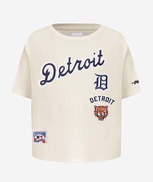 Big Girls' Detroit Tigers Retro Classic Boxy Tee