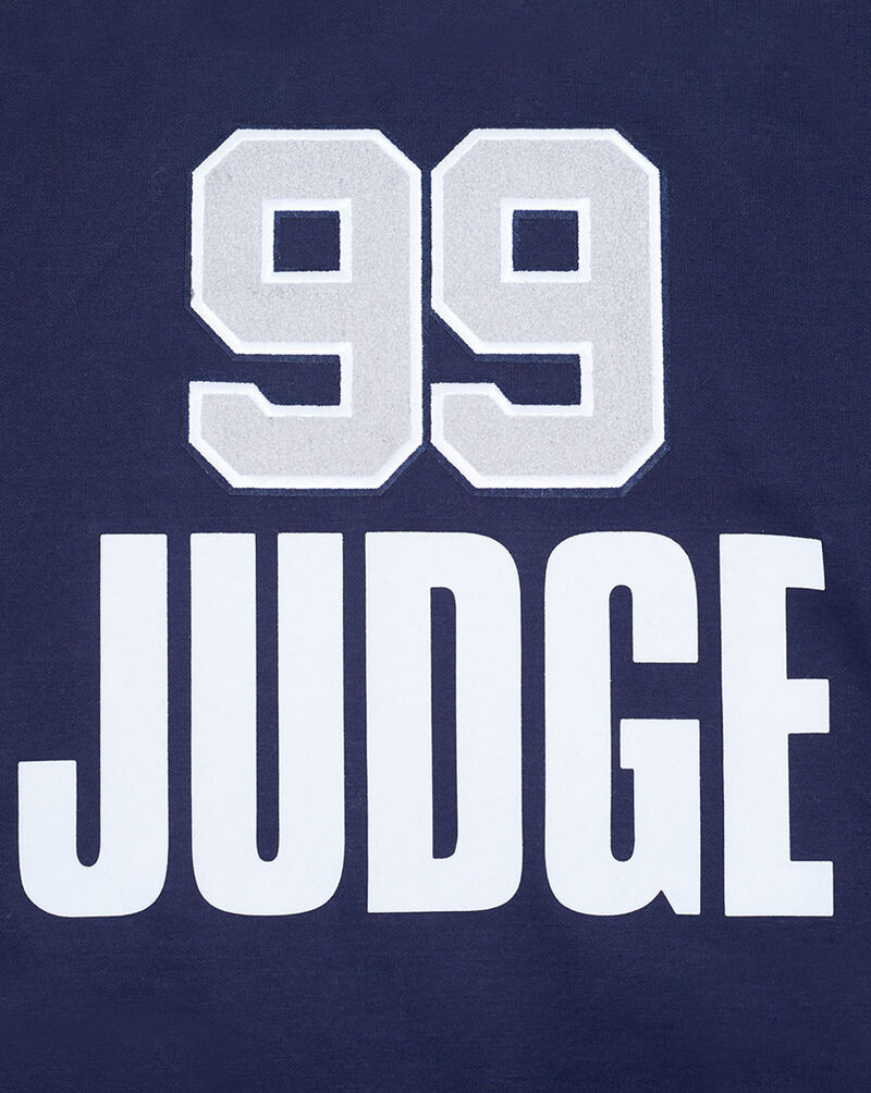 PRO STANDARD New York Yankees Aaron Judge #99 Classic Double Knit Pull Over Hoodie  LNY5315454-MDN Blue 4