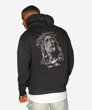 Jesus Rhinestone HW Hoodie