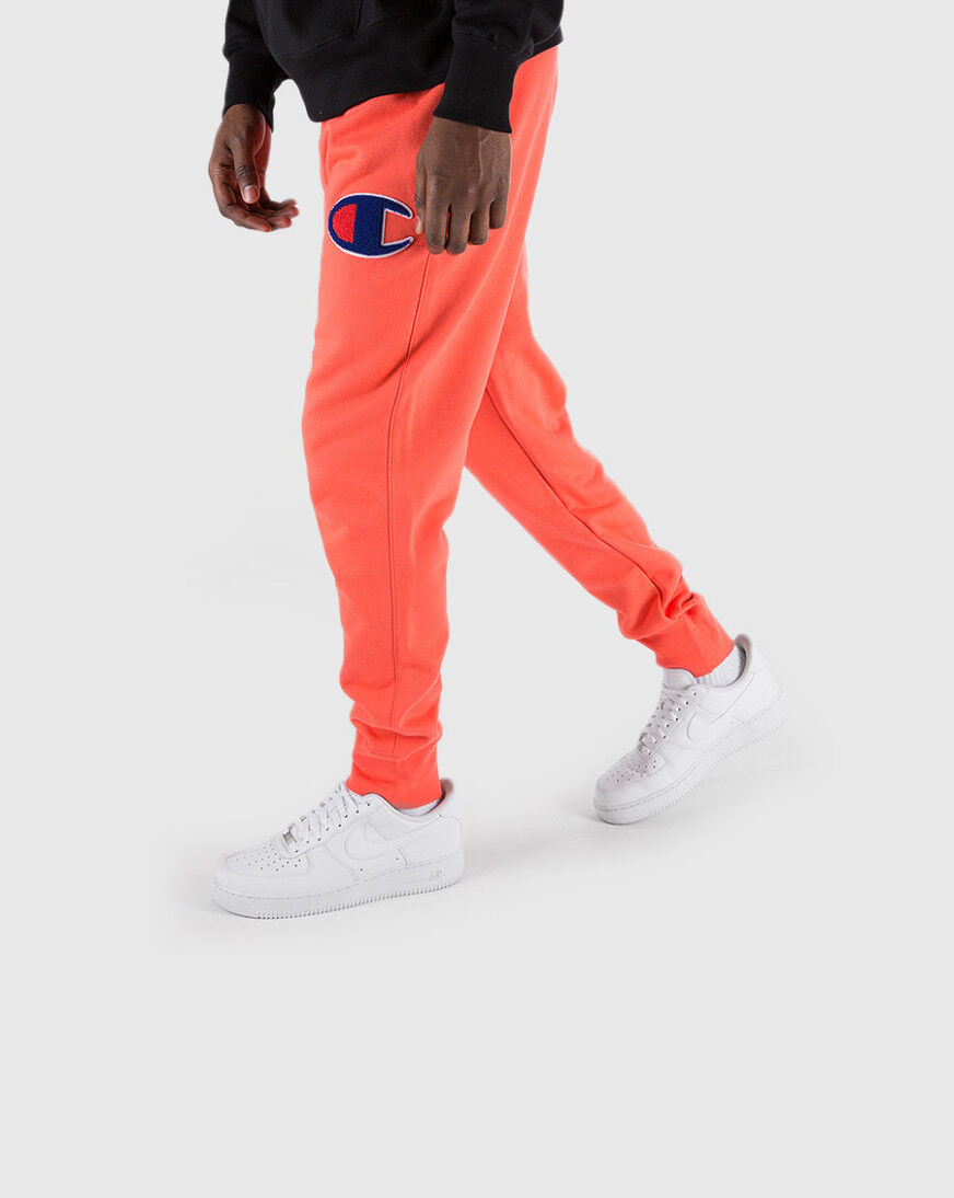 champion reverse weave chenille big c jogger