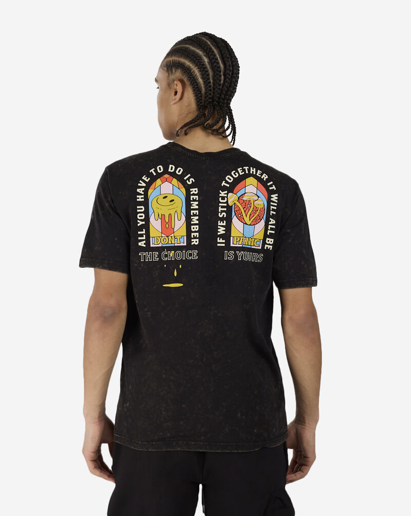 Smoke Rise Patch and Graphic Tee KT24153SN-BLK Black 2