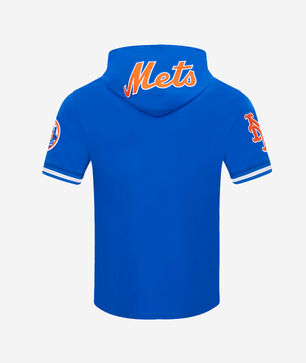 New York Mets Francisco Lindor #12 Classic Short Sleeve Pull Over Hoodie