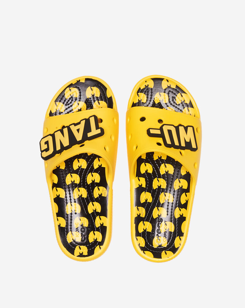 (New) Wu-Tang Clan Crocs Slides (M8/W10) Shop Crocs Wu-Tang Clan Slides 207760-731 yellow | SNIPES USA main image 2