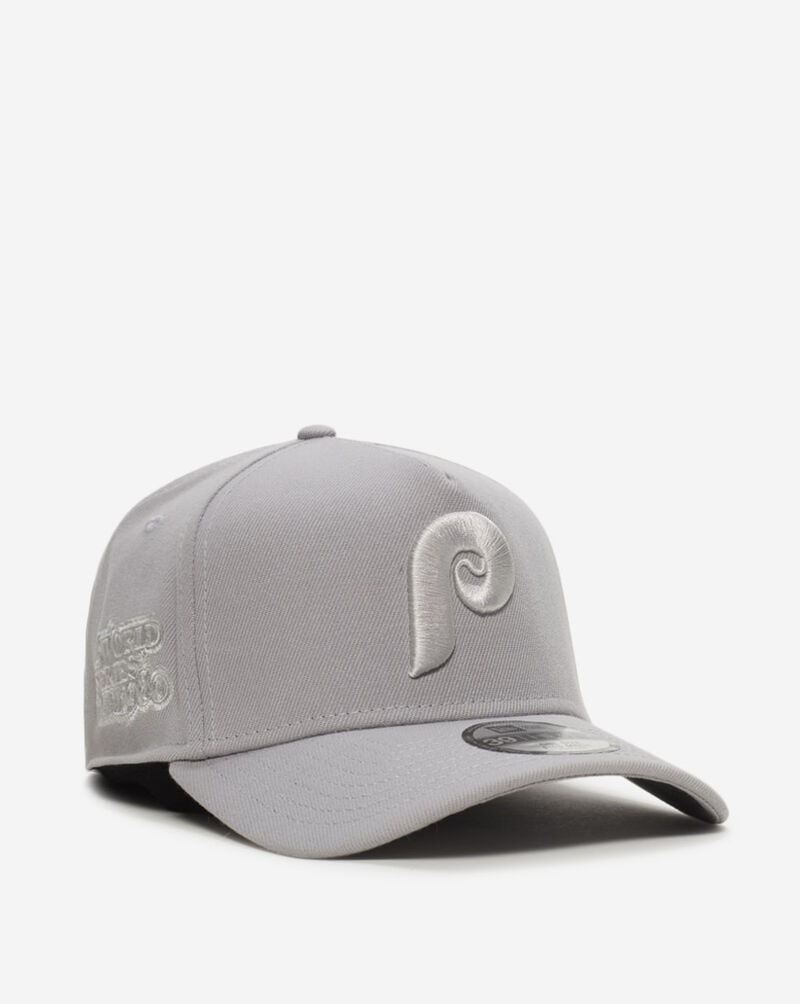 New Era 39Thirty Philadelphia Phillies Stretch Fit Fitted Hat 60765636 Grey 1