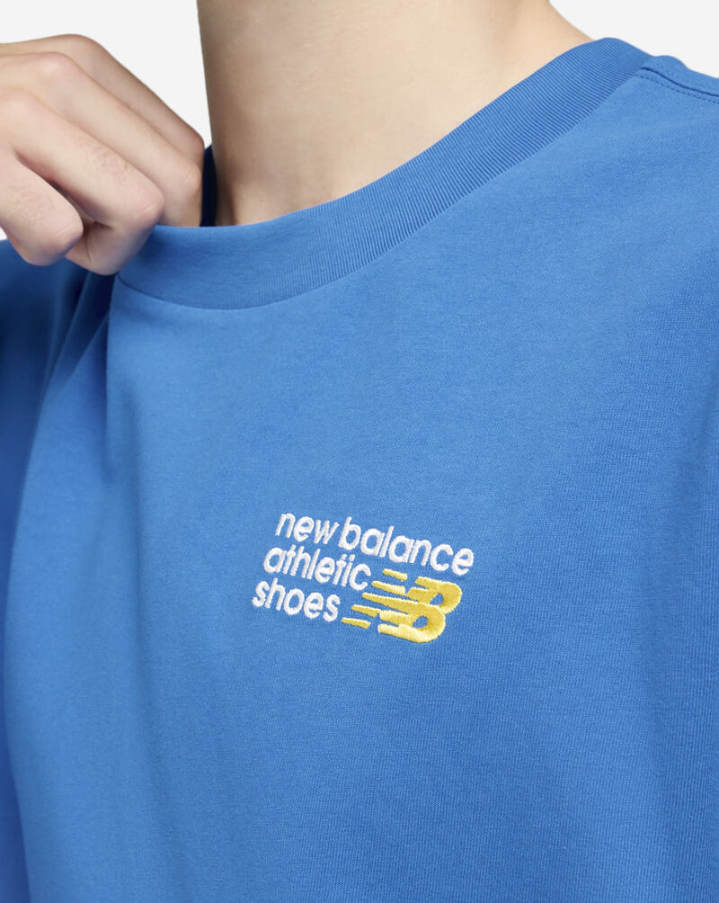 New Balance athletics tee MT41908-BUL Blue 3