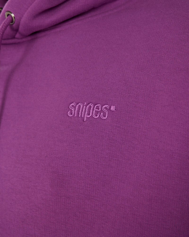 Shop SNIPES Small Logo Essential Oversized Hoodie SNQ124001MGRP purple