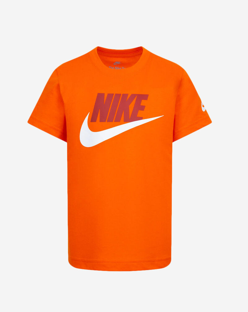 Nike Little Kids' Futura Evergreen Tee 86J575-N1Y Orange 1