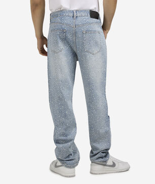 Rhinestone Rip and Repair Jeans