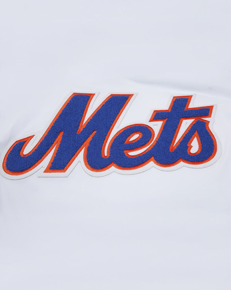 PRO STANDARD New York Mets Classic Chenille Double Knit Tee LNM131583-WHT White 4