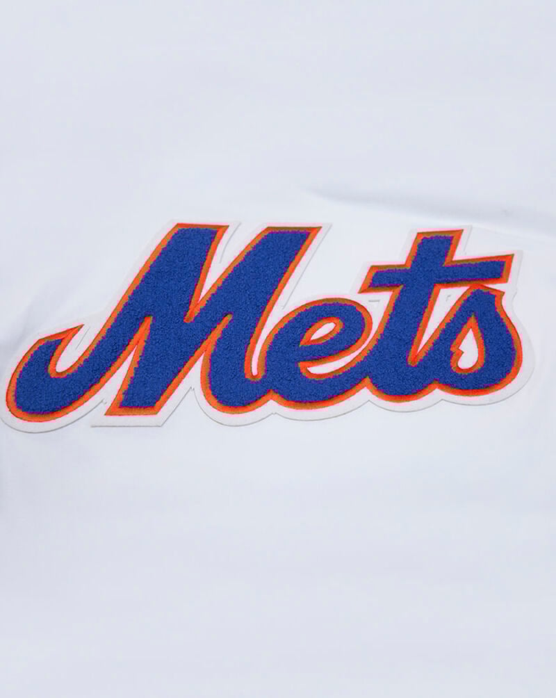 PRO STANDARD New York Mets Classic Chenille Double Knit Tee LNM131583-WHT White 4