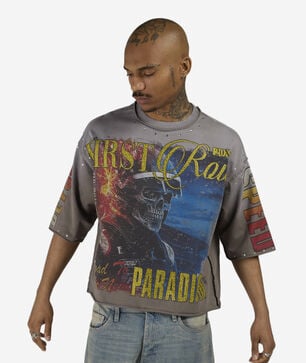 Beyond Skeleton Mini Terry Cropped Tee