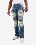Stacked Double Cargo Pocket Jeans
