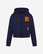Big Girls' Detroit Tigers Classic Fleece Full-Zip Hoodie