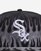 New Era 59Fifty Chicago White Sox Flames Fitted Hat 60949332 Black 2