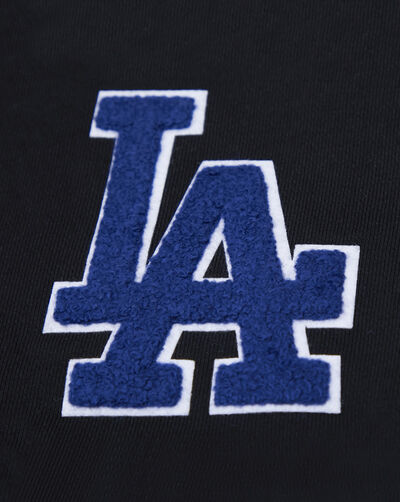 Los Angeles Dodgers Retro Classic Fleece Cropped Pullover Hoodie